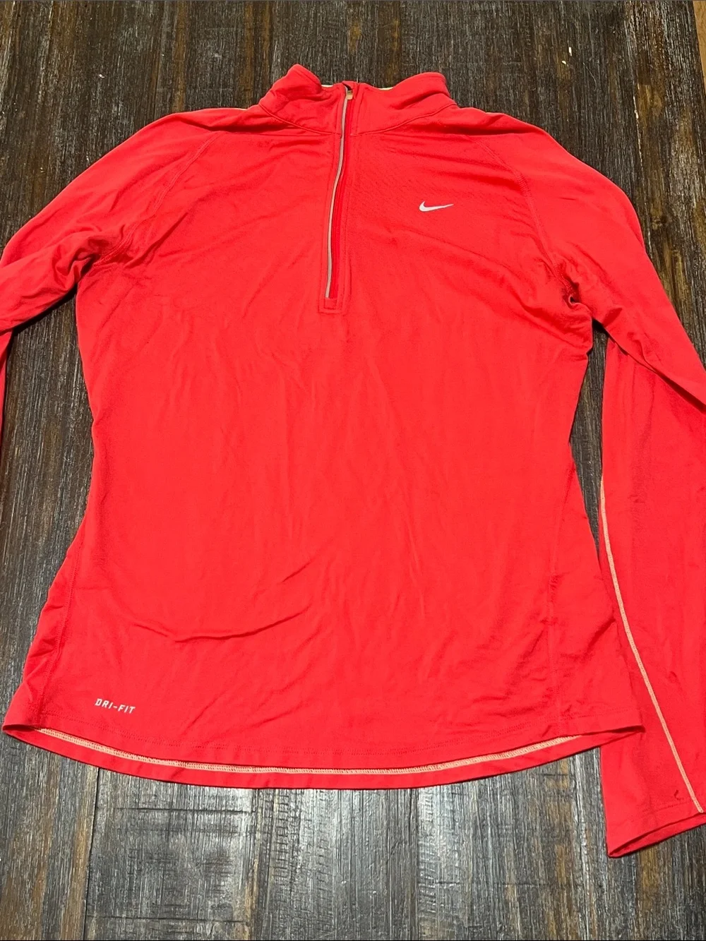 Nike Women’s Dri-Fit Hot Pink Quarter-Zip Athletic Top